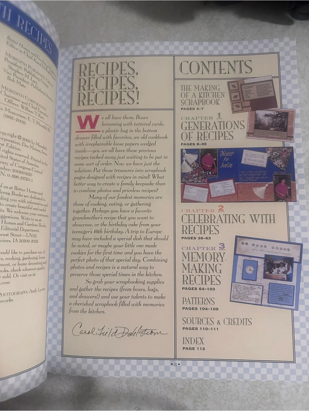 Better Homes And Gardens  Recipe Scrapbook
